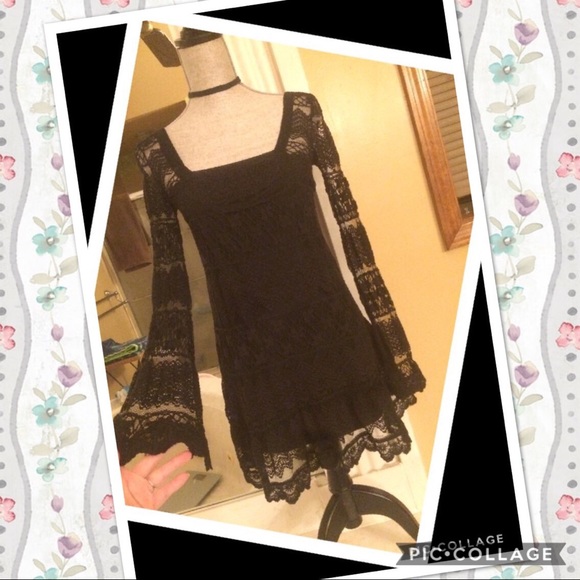 Anthropologie Dresses & Skirts - Anthropologie Kimchi Blue Dress Vintage Lace XS♥️
